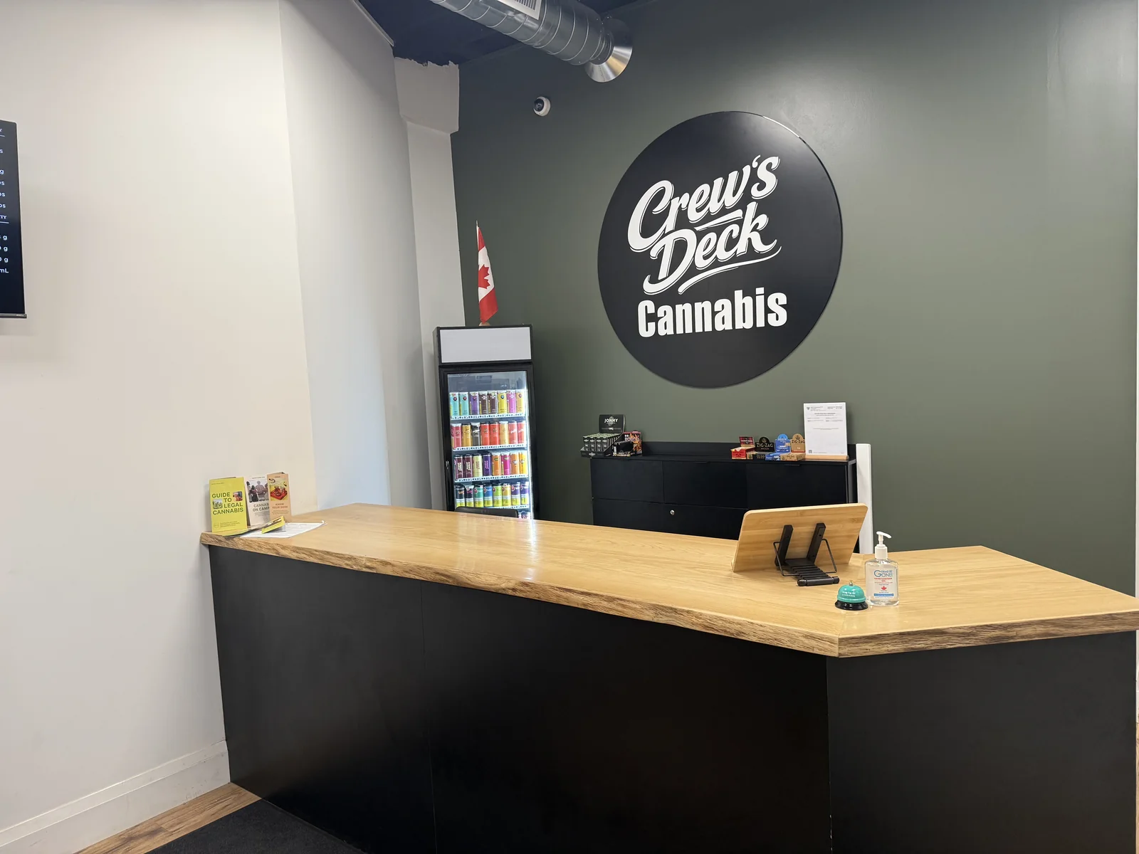Inside Crew&rsquo;s Deck Cannabis, Dorchester