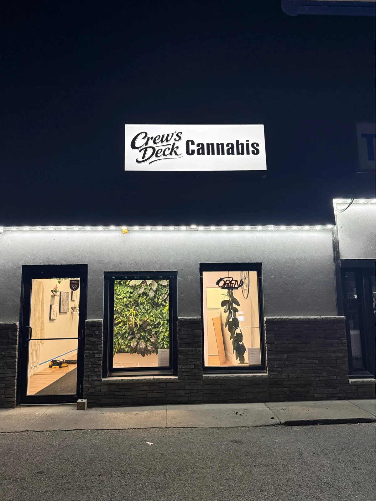 Crew&rsquo;s Deck Cannabis storefront on Hamilton Road, Dorchester